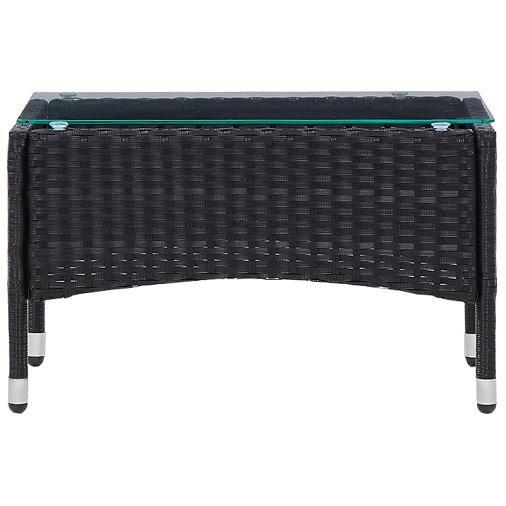 Couchtisch Braun 60x40x36 cm Poly Rattan