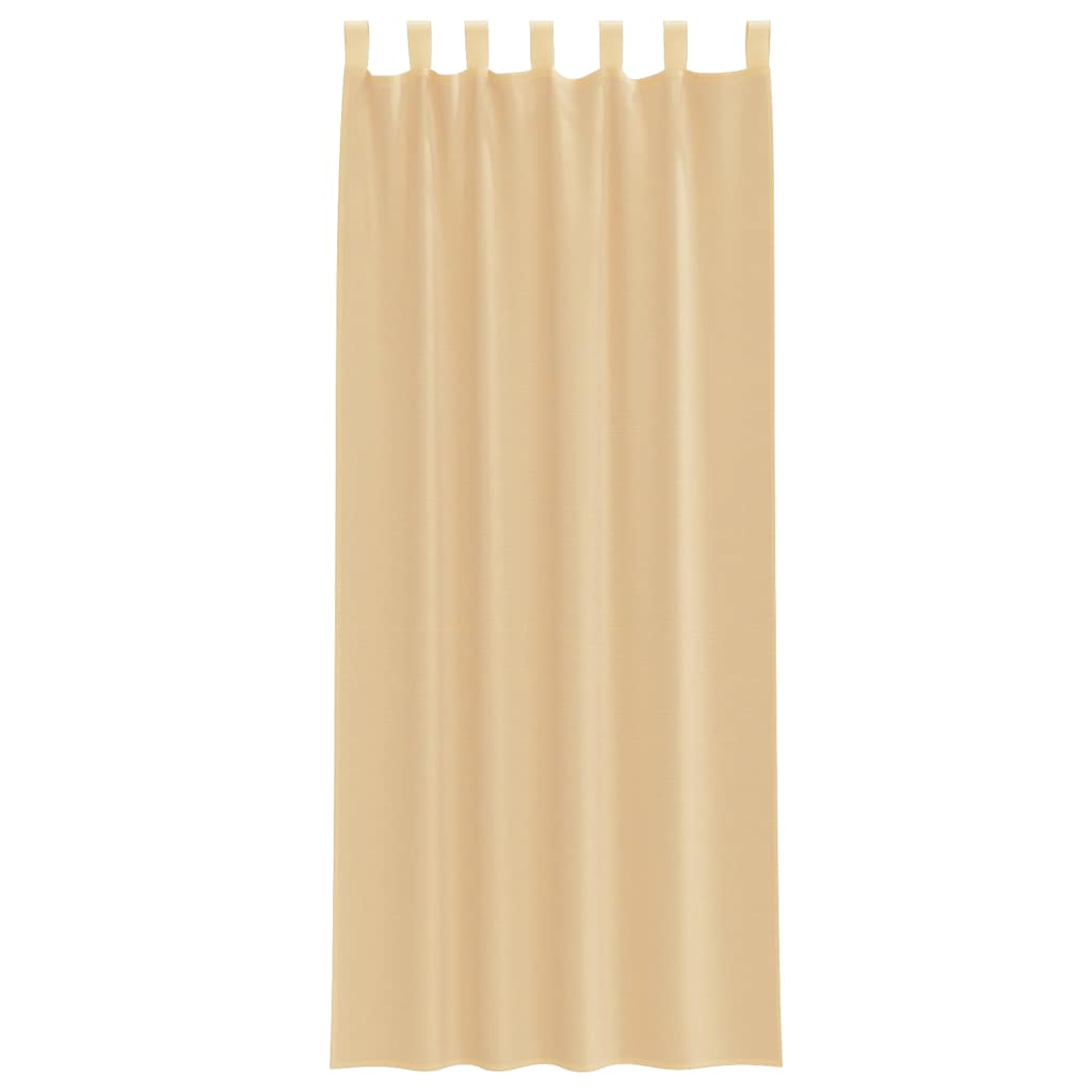 Voile Vorhänge mit Ösen 2 Stk. Apfelgrün 140x140 cm