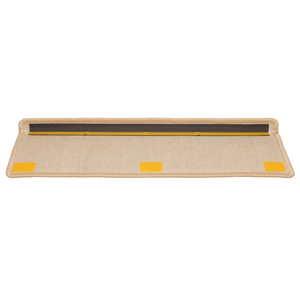 Stufenmatten 15 Stk. 65x21x4 cm Grau Rechteckiger Rand