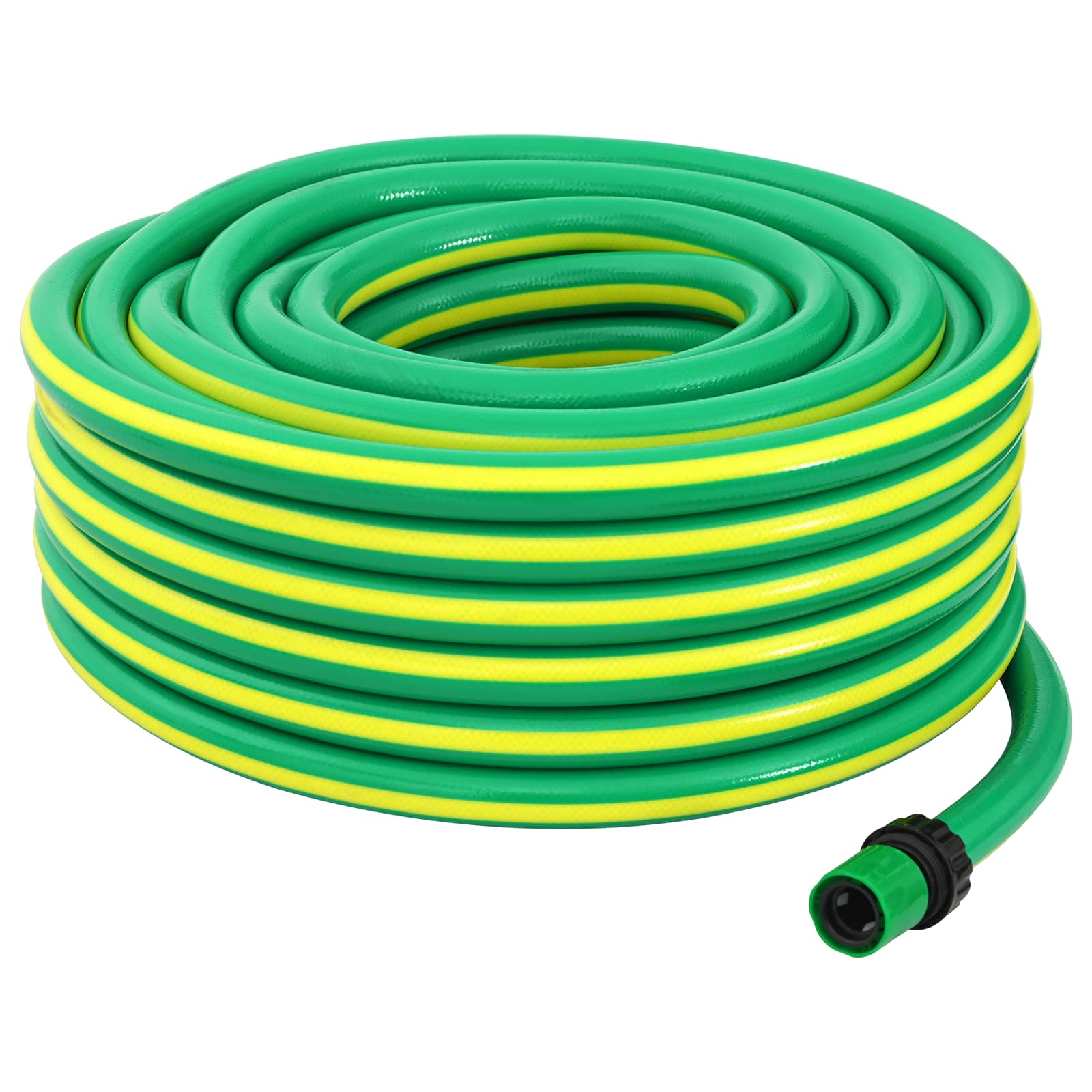 Gartenschlauch 5-lagig Grün und Gelb 1 / 2'' 10 m PVC