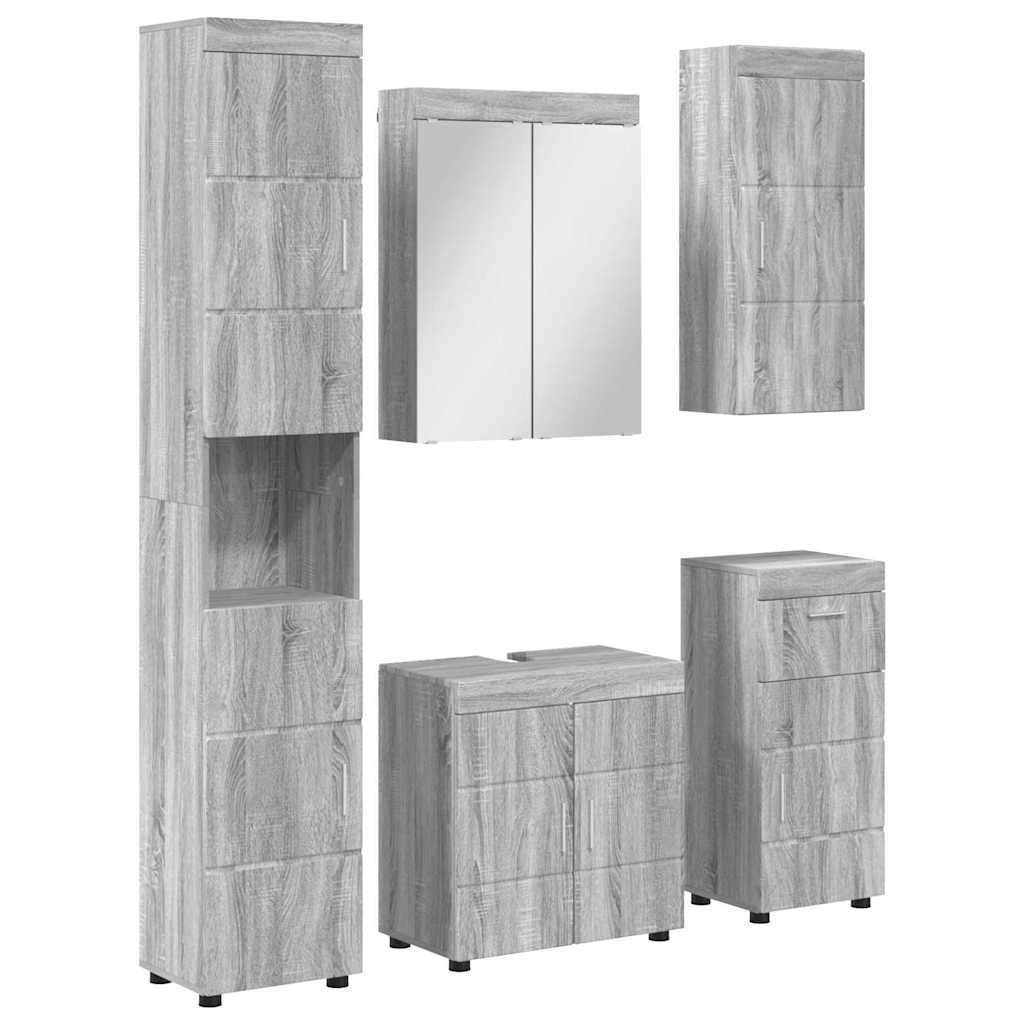 Badezimmermöbel-Set TULUM 2 pcs Weiß 60 x 34 x 63 cm