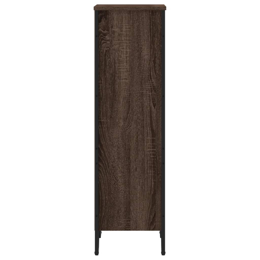 Bücherregal Schwarz 80x31x169 cm Holzwerkstoff