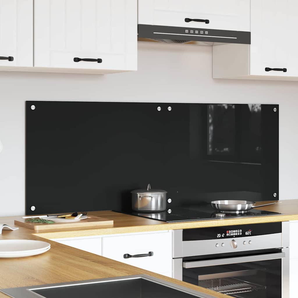Küchenrückwand 2 pcs Weiß 70 x 40 cm Gehärtetes Glas