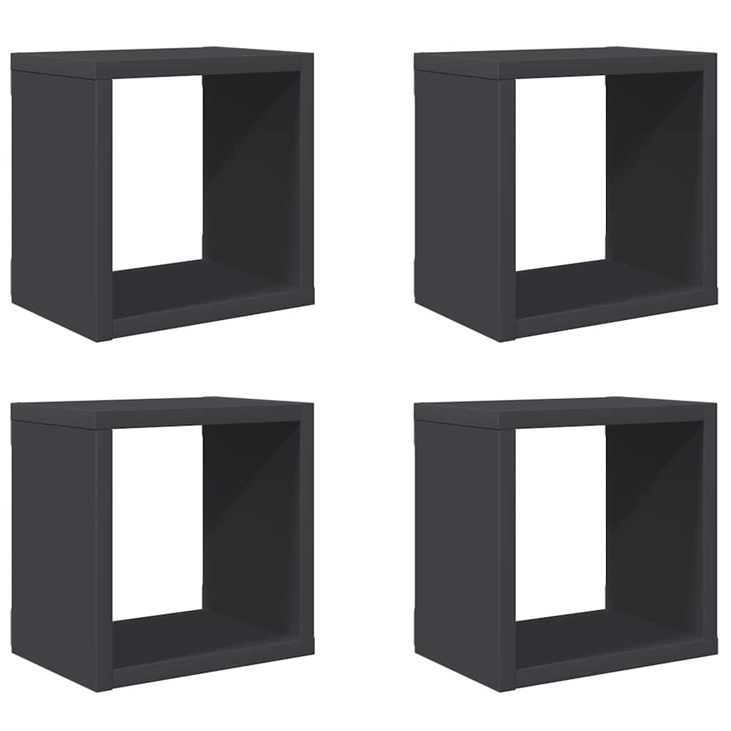 Würfelregale 2 Stk. Weiß 30x15x30 cm