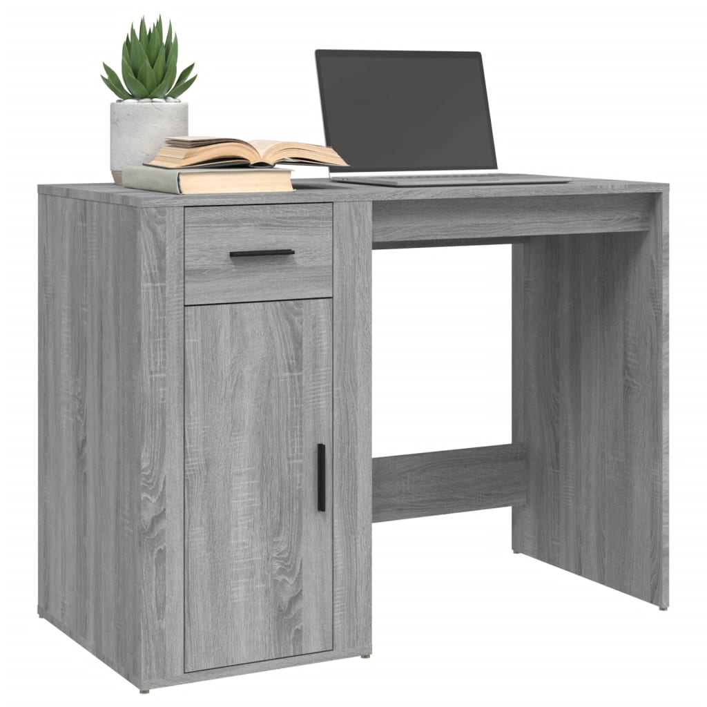 Schreibtisch Weiß 100x49x75 cm Holzwerkstoff