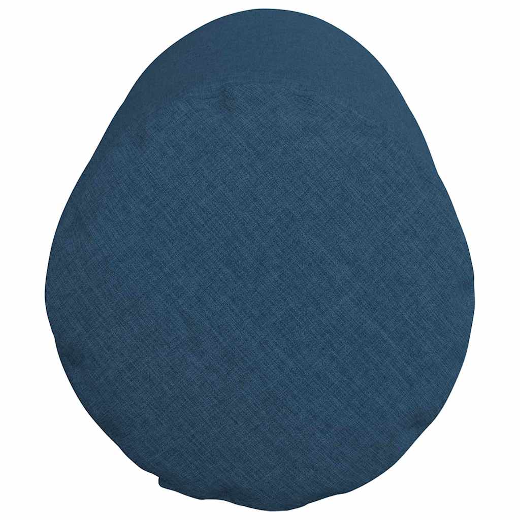 Bolsterkissen 2 Stück Hellgrau Ø 15 x 40 cm Stoff