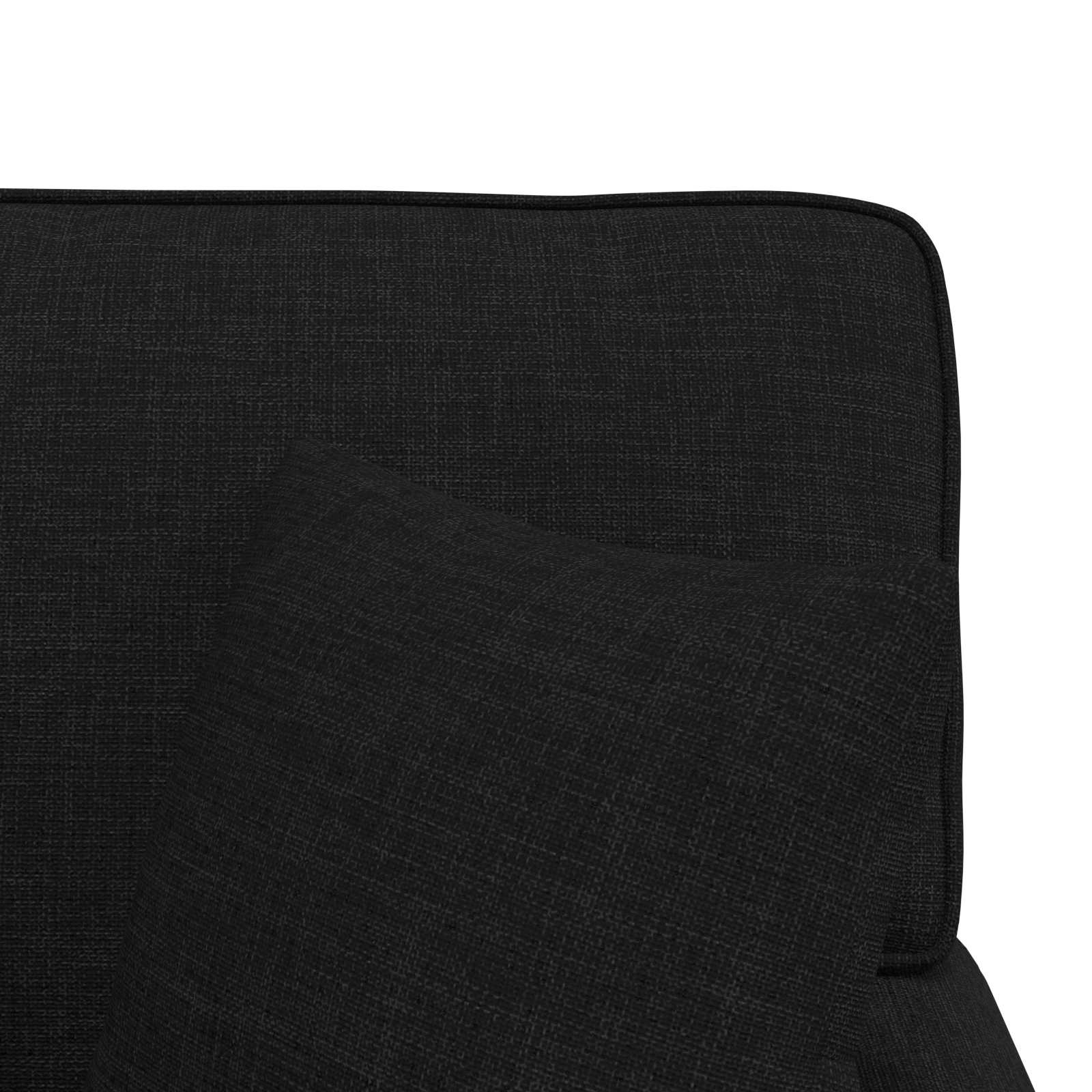 Chaise Lounge mit Rock mit Kissen 3 pcs Hellgrau Stoff
