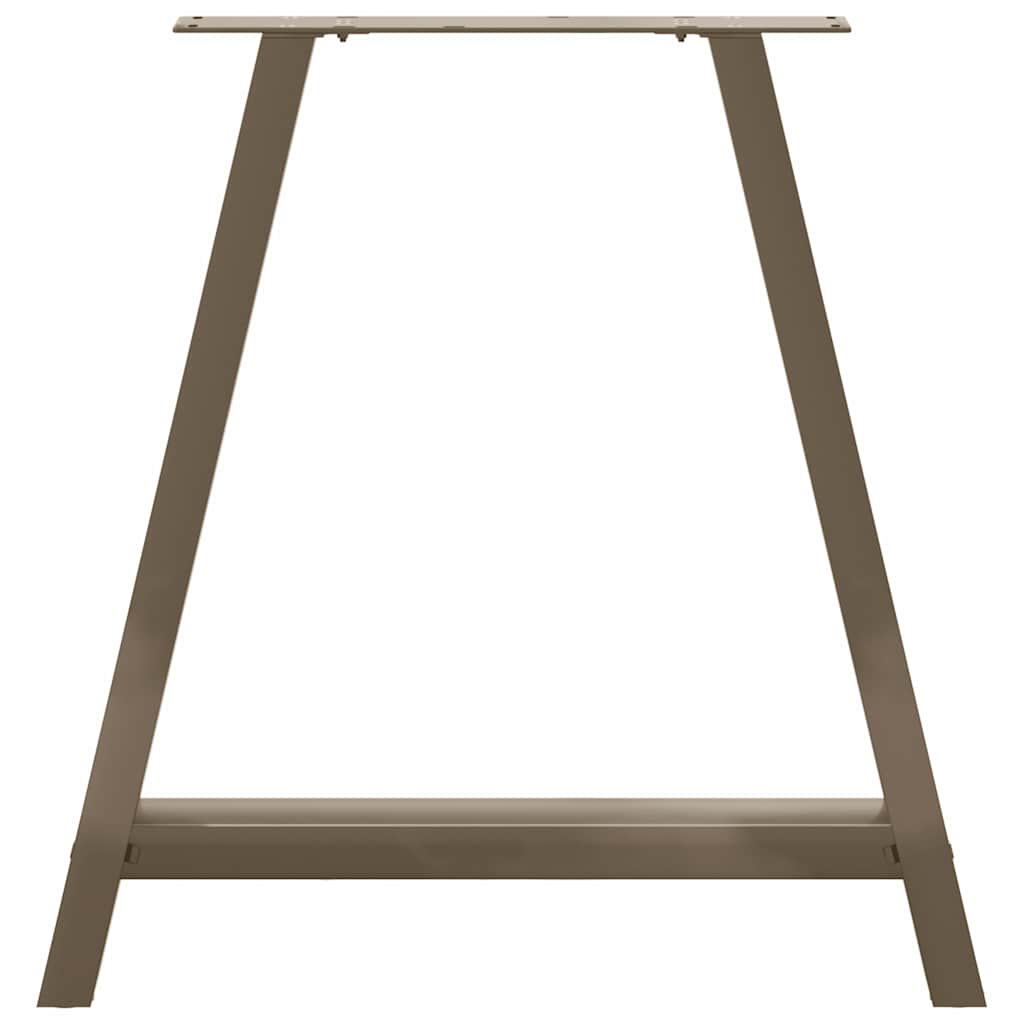 Couchtischbeine A-Form 2 Stk. 30x(30-31) cm Stahl