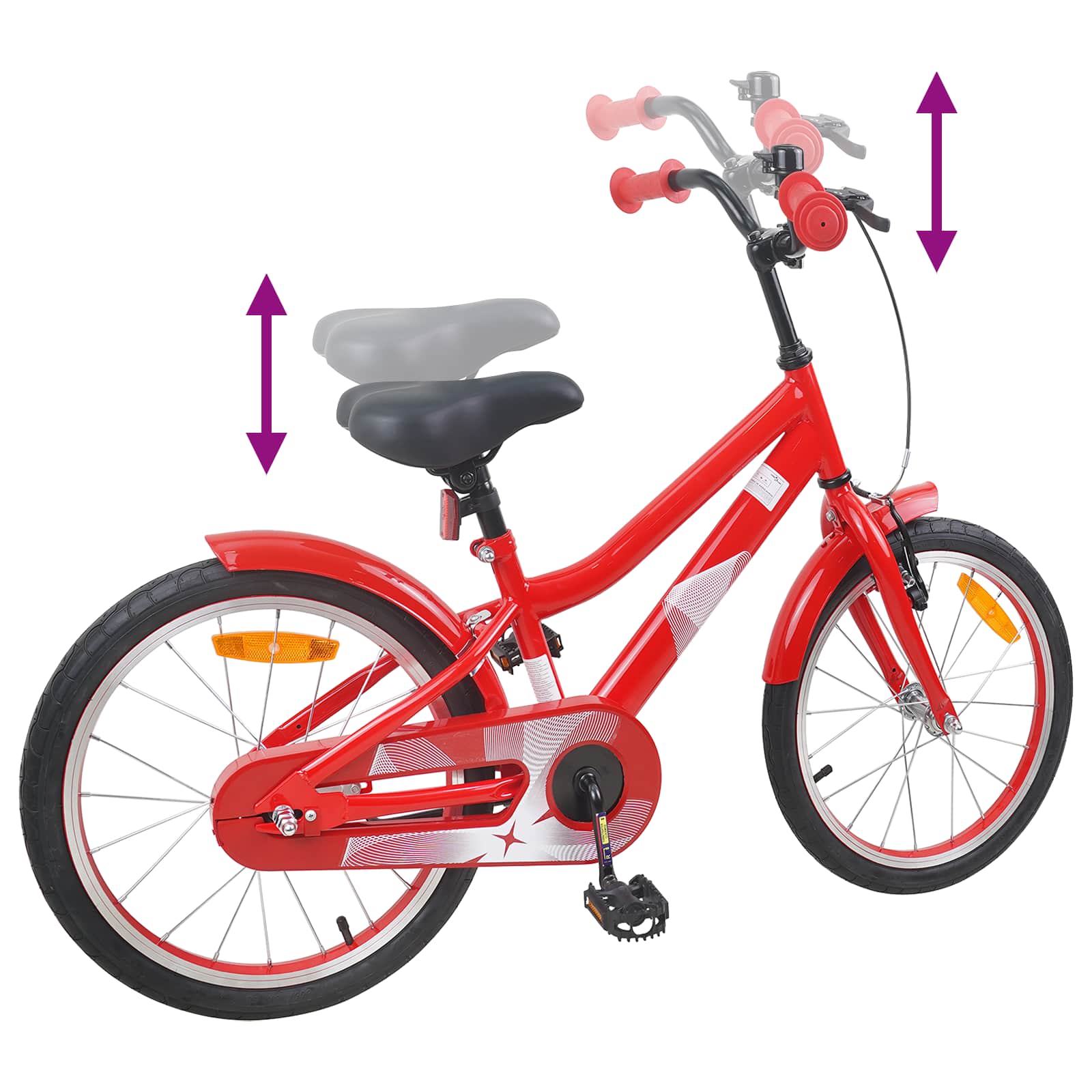 Kinderfahrrad 12 Zoll für 2-4 Jahre alt Dunkelblau