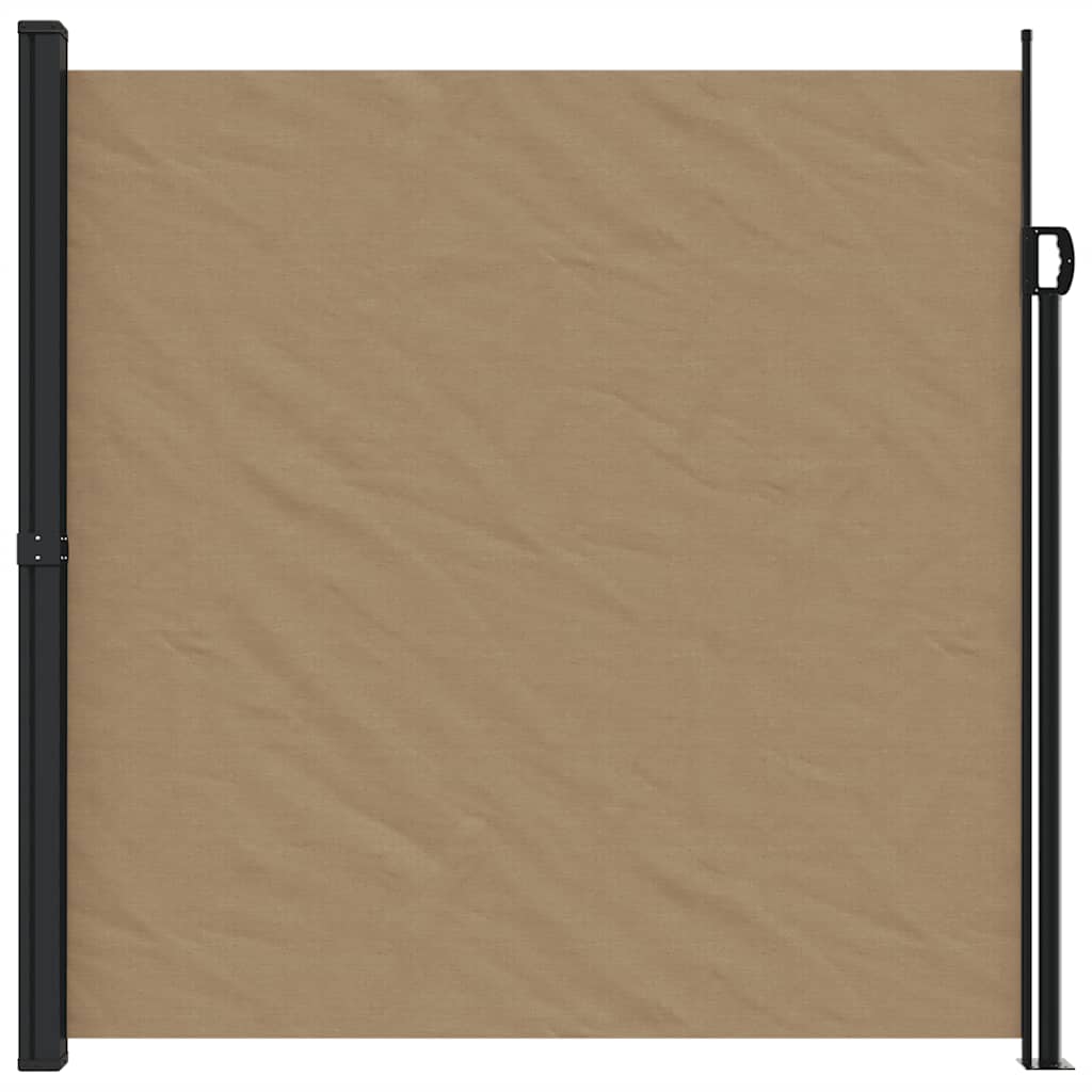 Seitenmarkise Ausziehbar Schwarz 100x300 cm