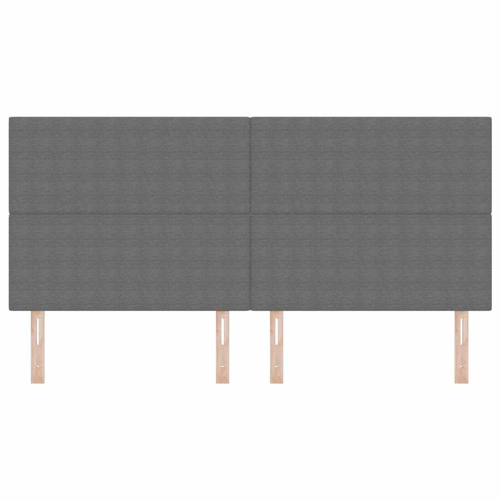 Kopfteil Hellgrau 80 cm Cordstoff
