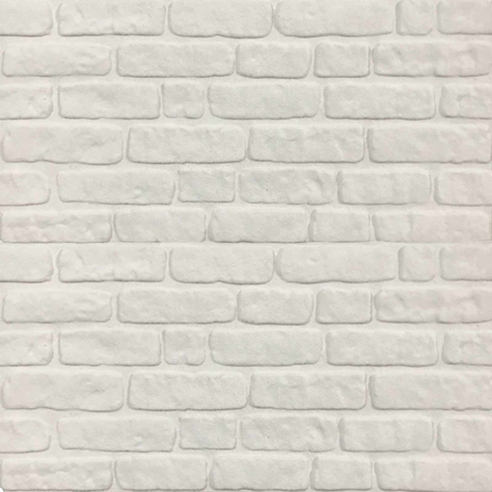 Wandpaneele 10 pcs Ziegel 100 x 50 cm EPS-Schaum