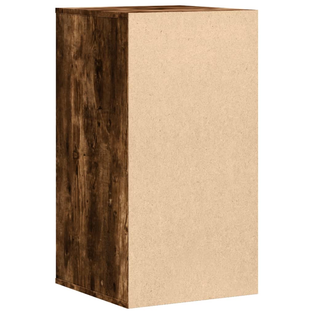 Schubladenschrank Schwarz Eichen-Optik 41 x 40 x 58 cm