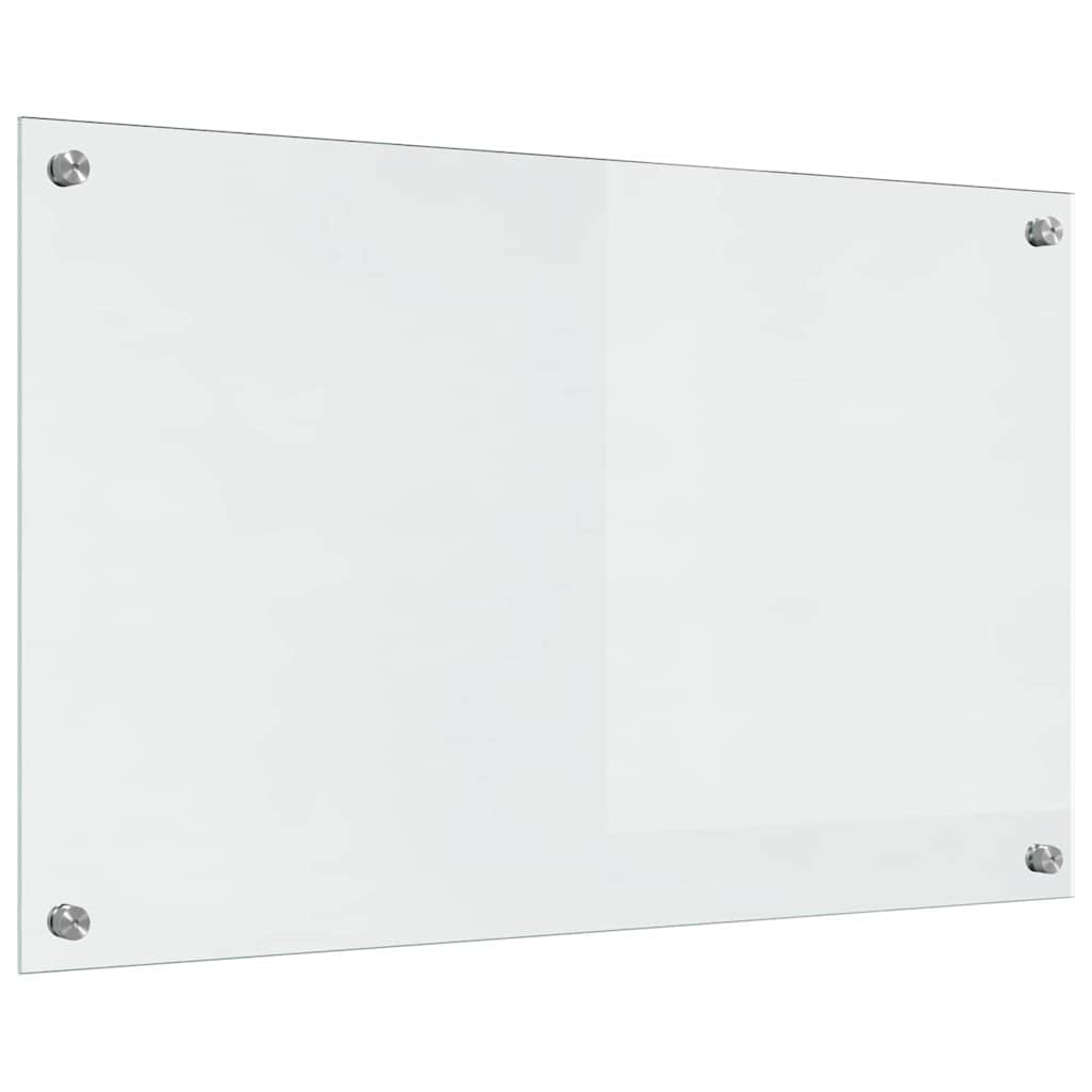 Küchenrückwand 2 pcs Weiß 70 x 40 cm Gehärtetes Glas
