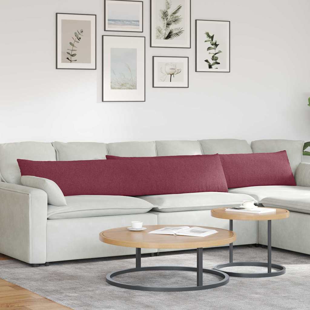 Sofakissen 2 pcs Hellgrau 50 x 30 cm Stoff