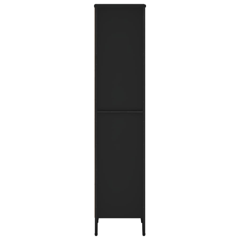 Bücherregal Schwarz 80x31x169 cm Holzwerkstoff