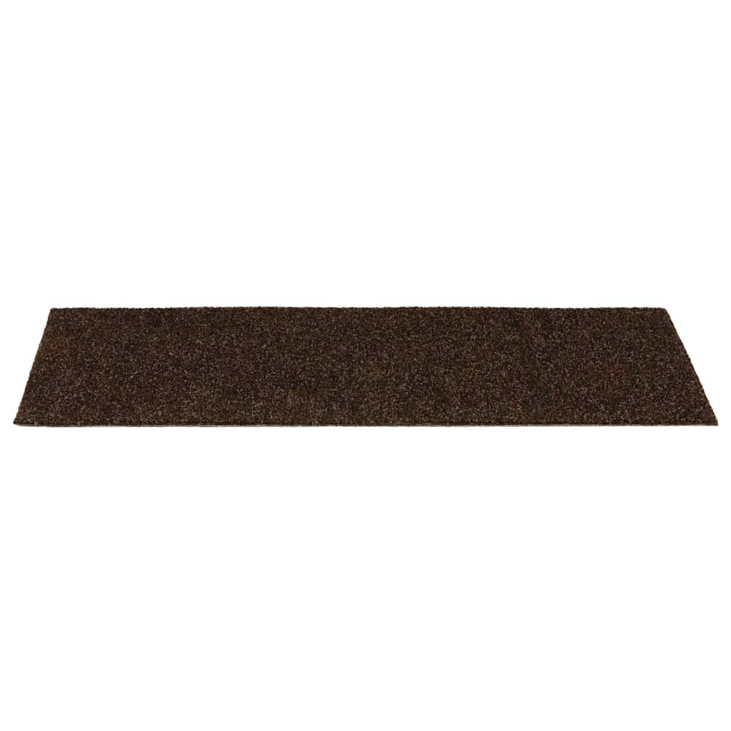 Stufenmatten Selbstklebend 15 Stk. 60x25 cm Hellbraun Rechteckig