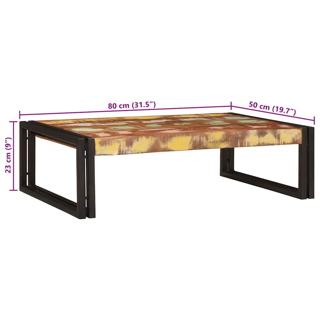 Badregal für Braun 40 x 50 x 23 cm Massives rohes Mangoholz