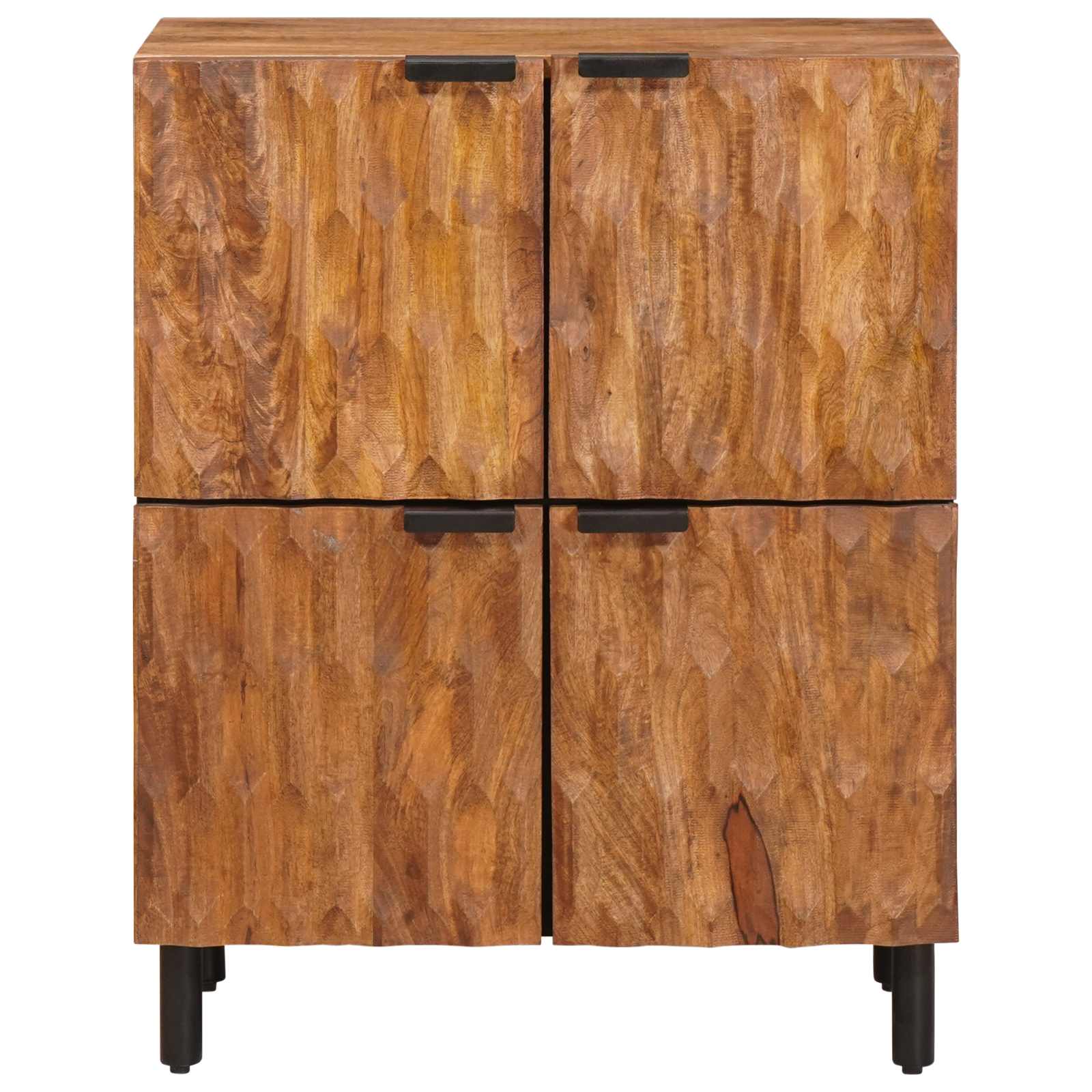 Sideboard mit Tür Weiße gewaschene Oberfläche 60 x 33 x 75 cm