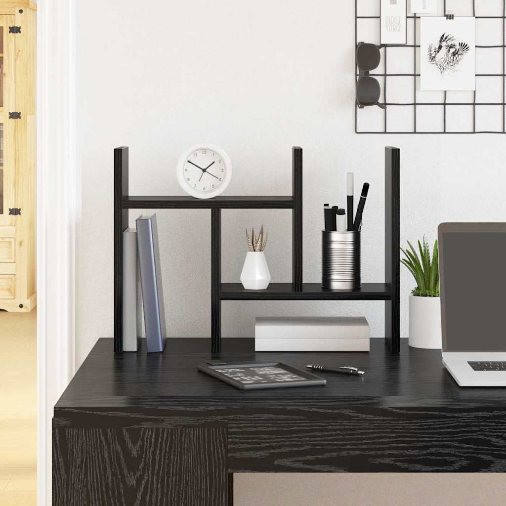 Schreibtisch-Organizer Weiß 34,5x15,5x35,5 cm Holzwerkstoff