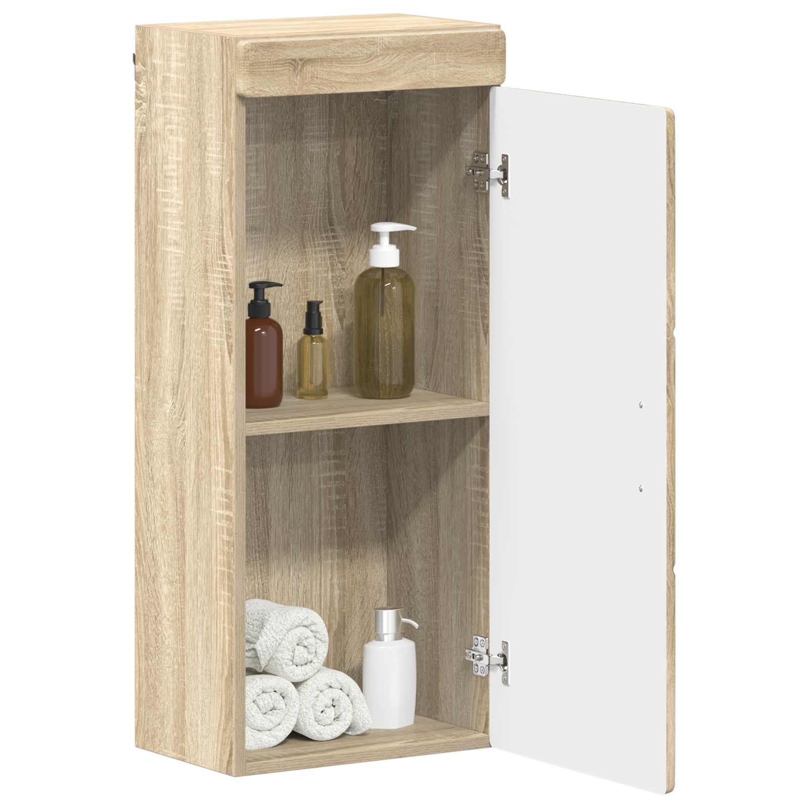 Badezimmermöbel-Set TULUM 2 pcs Weiß 60 x 34 x 63 cm