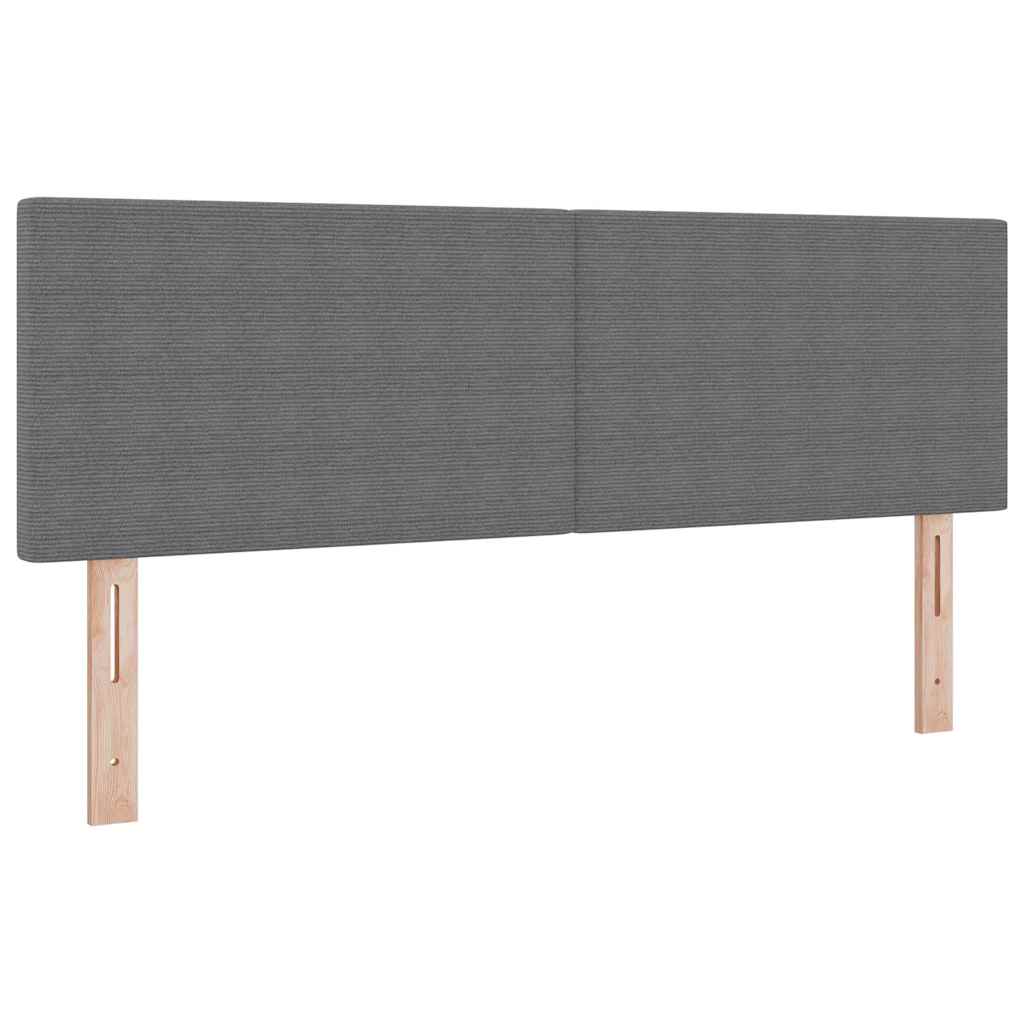 Kopfteil Hellgrau 80 cm Cordstoff