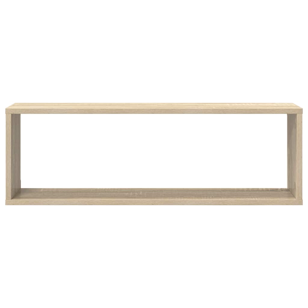Würfelregale 2 Stk. Weiß 30x15x30 cm