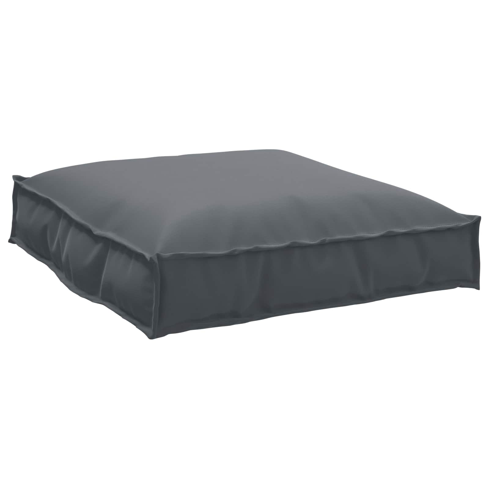 Kissen Anthrazit 70 x 70 x 12 cm Oxford-Stoff