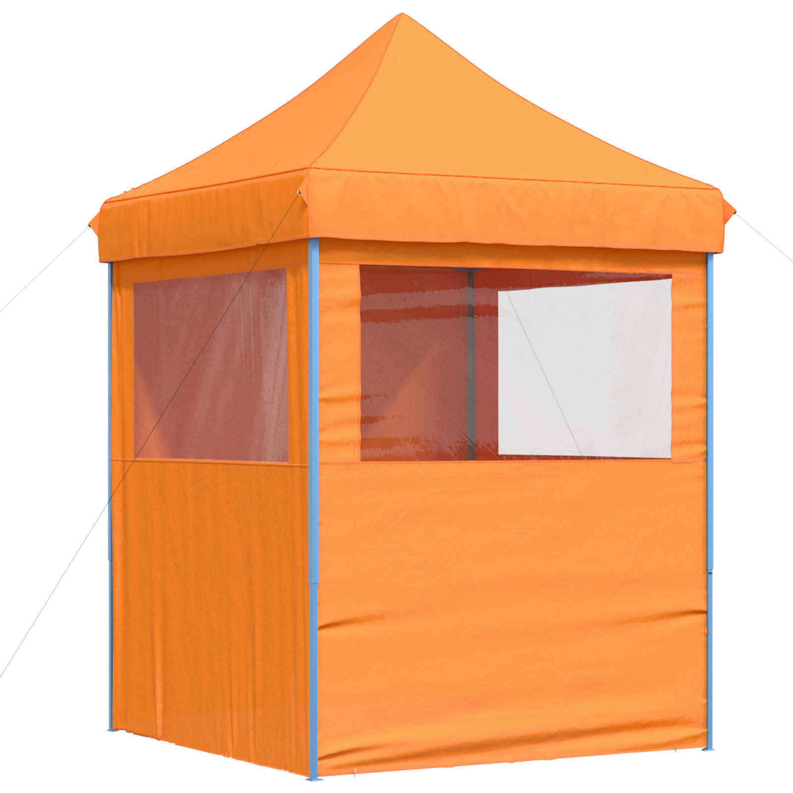 Partyzelt Faltbar Pop-Up Schwarz 200x200x306 cm
