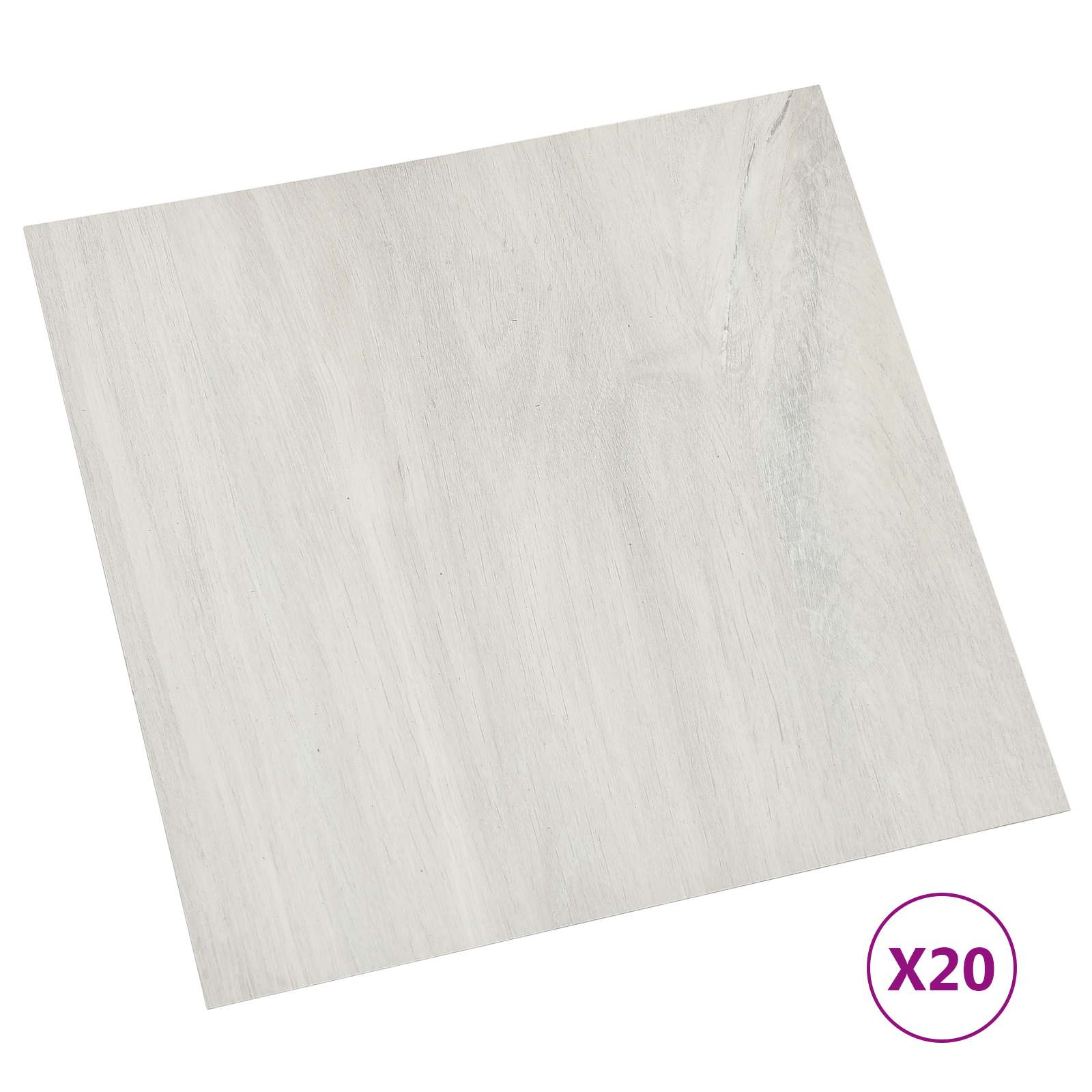 Selbstklebende Bodenplanken 30,5 x 30,5 cm 20 pcs PVC Betongrau