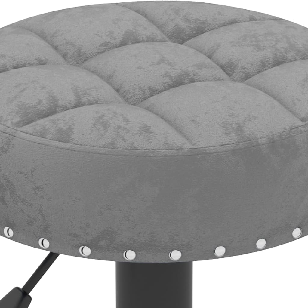 Barhocker 2 Stk. Creme Samt
