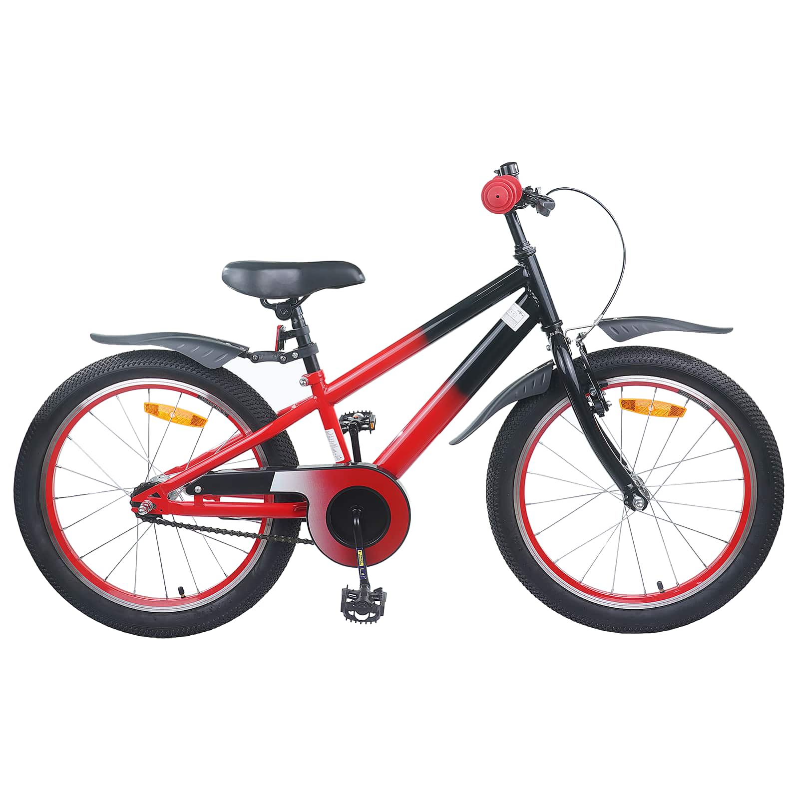 Kinderfahrrad 16 Zoll für 4-6 Jahre alt Grün Schwarz