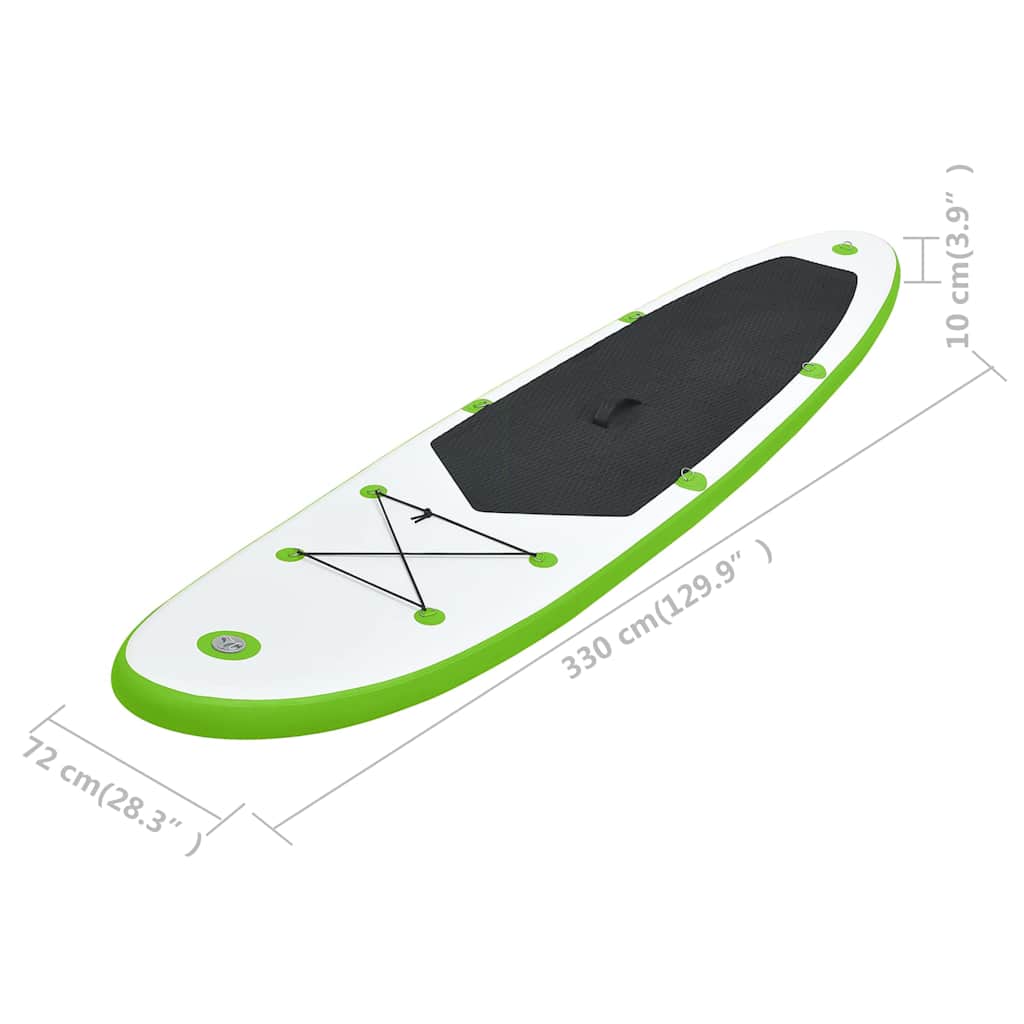 Stand Up Paddle Board SUP Aufblasbar Rot und Weiß