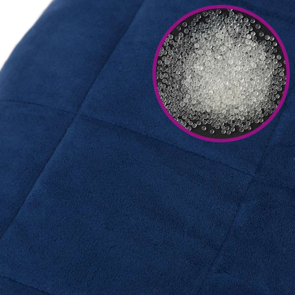 Gewichtsdecke Grau 122x183 cm 5 kg Stoff