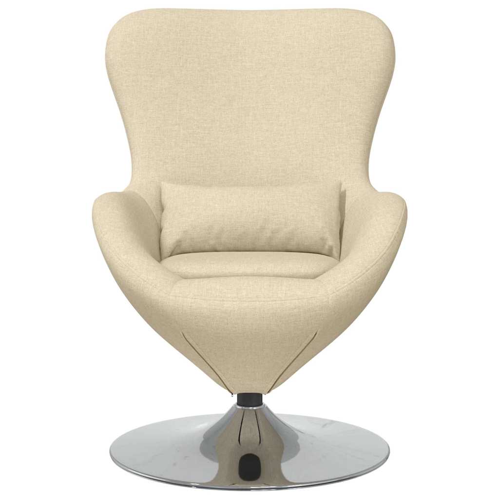 Eiersessel Hellgrau 63 x 73 x 90 cm Stoff