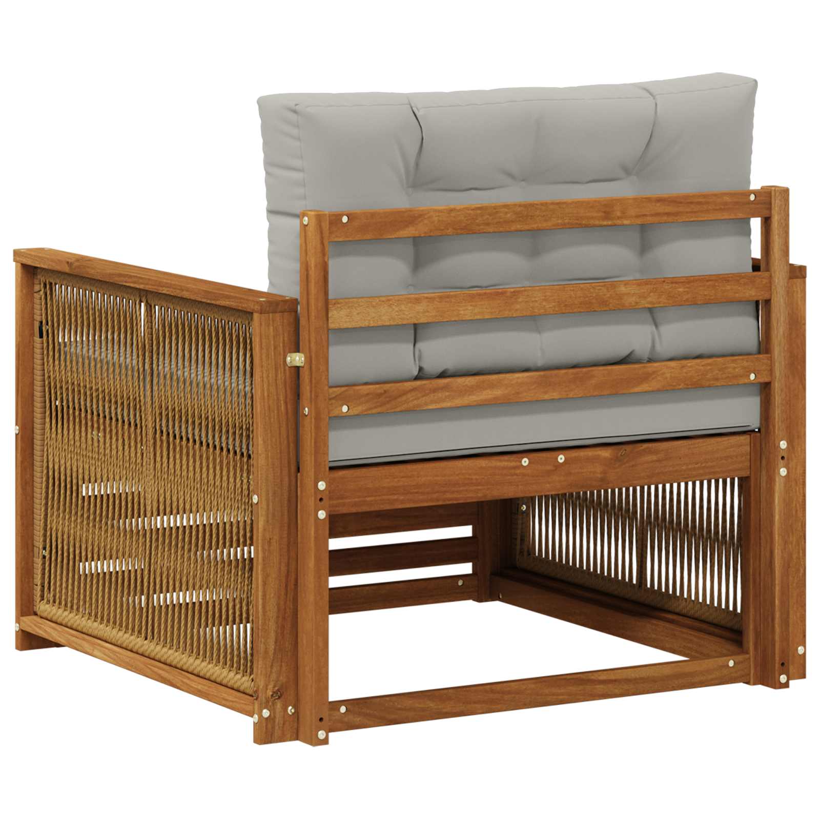 2 Stück Outdoor-Sofa Natur
