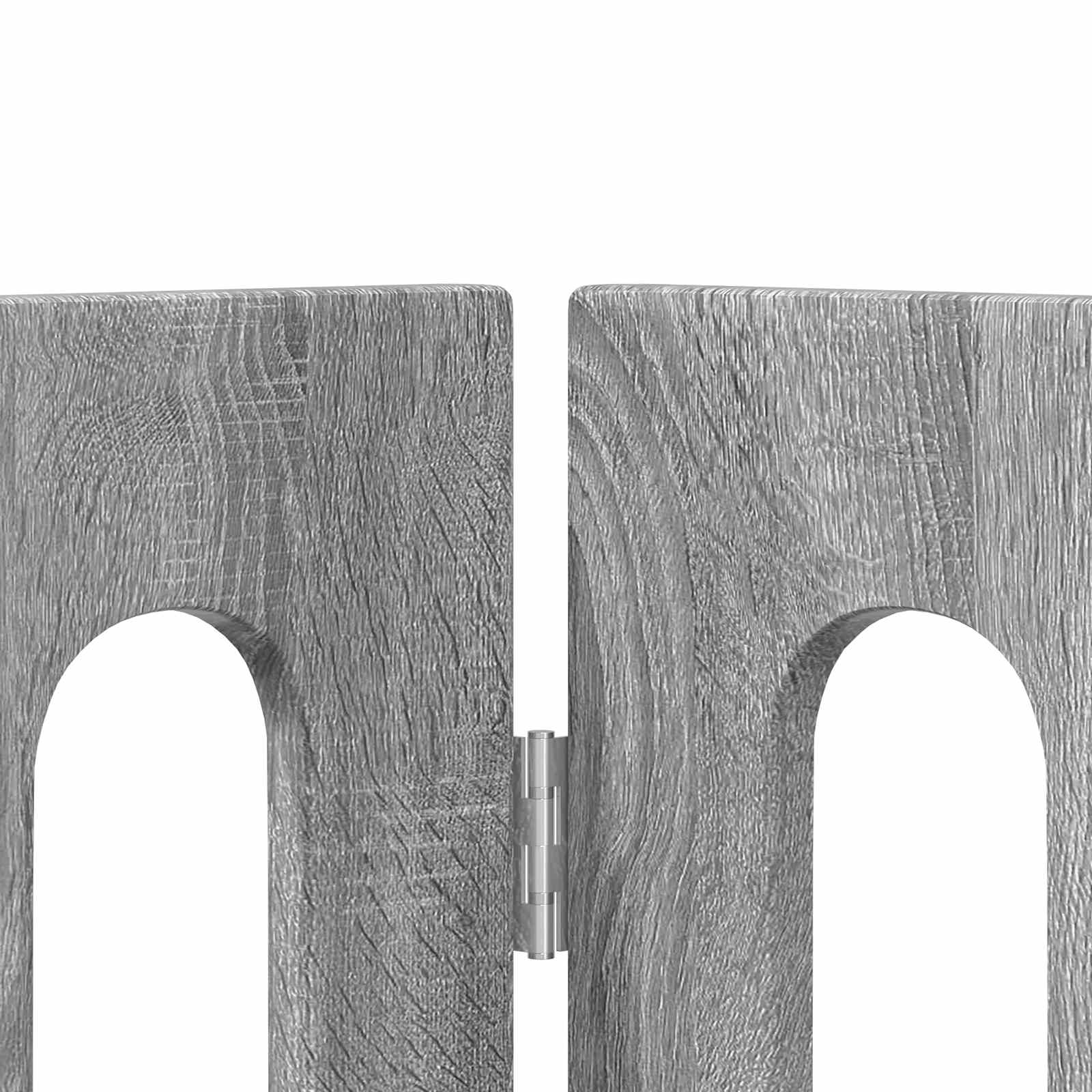 Faltbarer Haustierzaun 2 pcs Weiß 100,5 x 38 x 70 cm