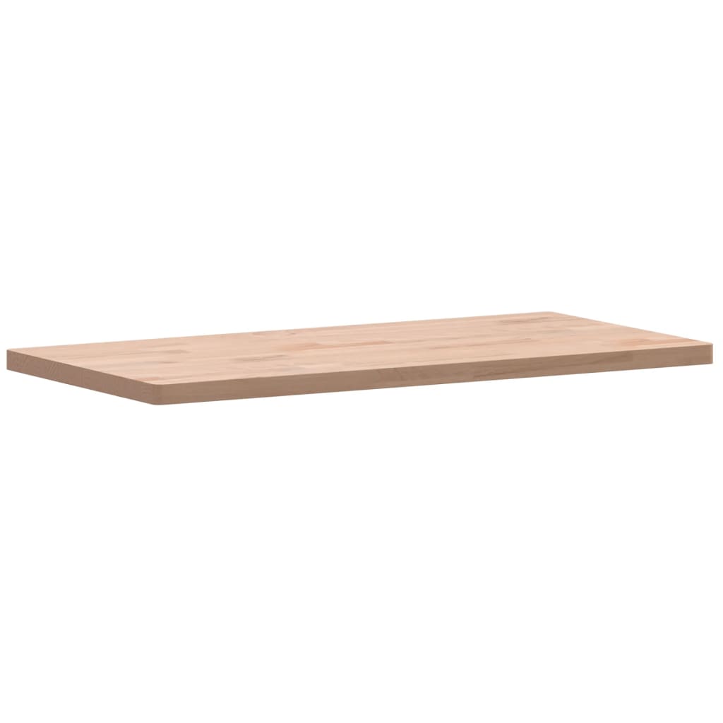 Tischplatte 80x40x1,5 cm Rechteckig Massivholz Buche