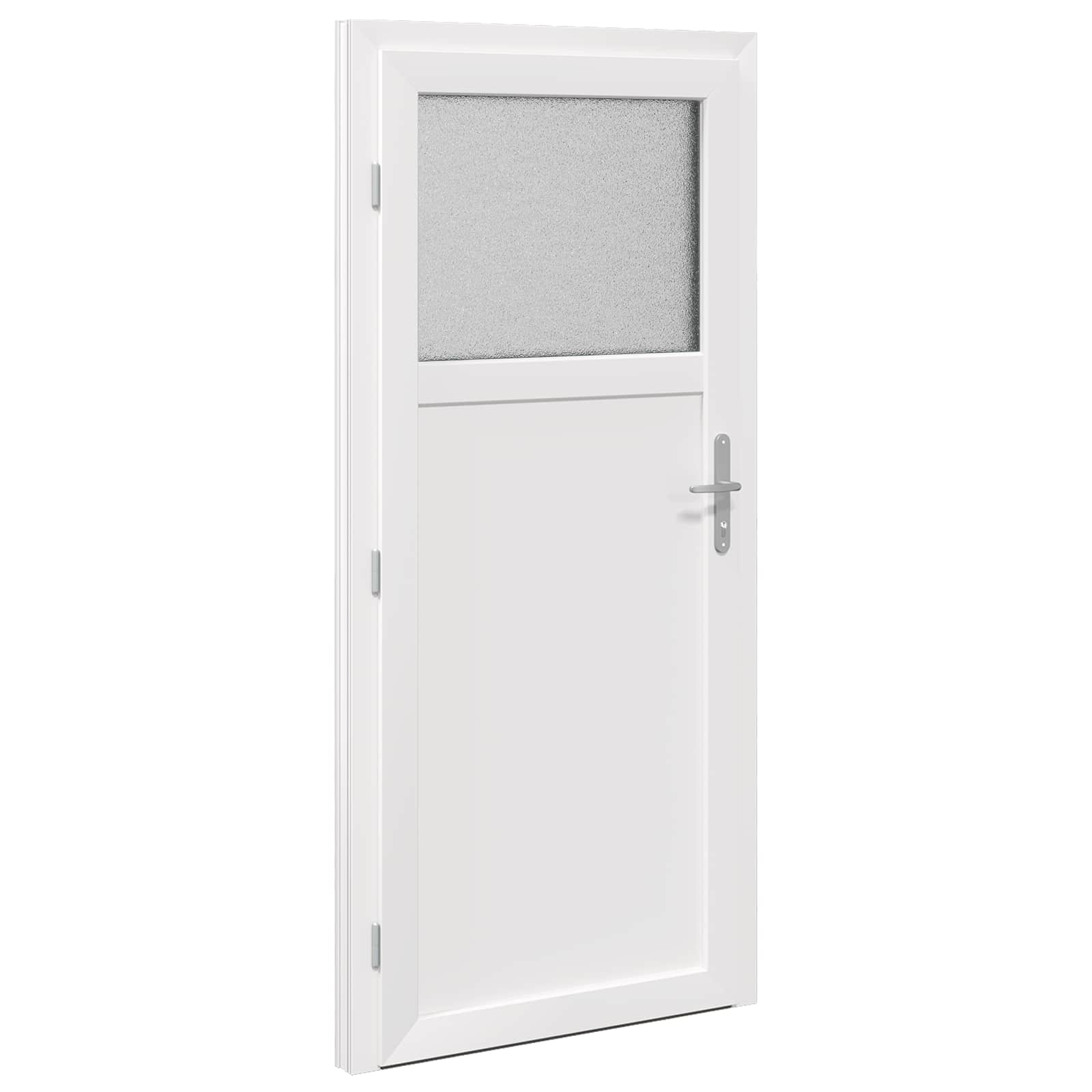 Seiteneingangstür Anthrazit 98 x 198 cm PVC