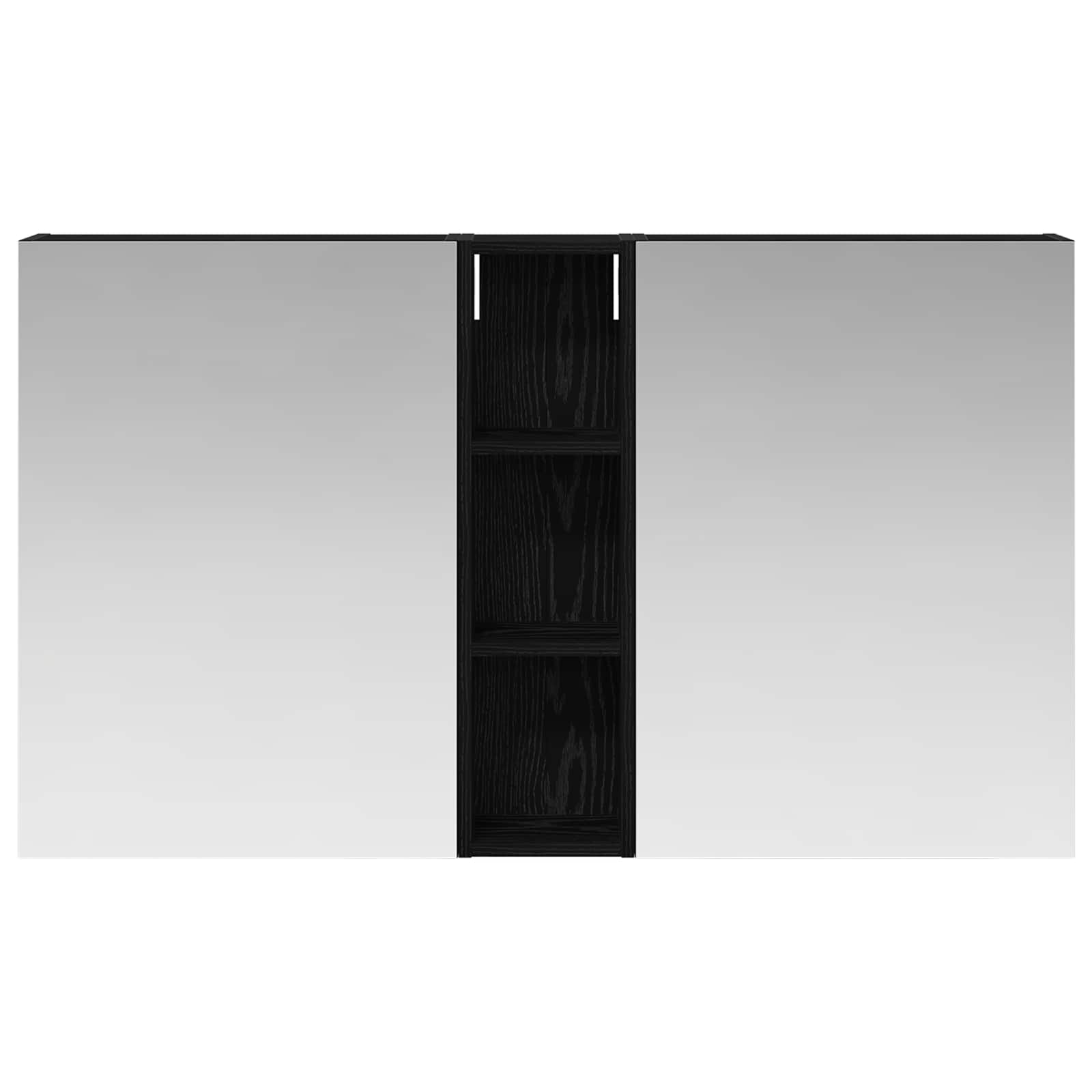 Badezimmerschrank-Set 3 pcs 80 x 10,5 x 50 cm Holzwerkstoff