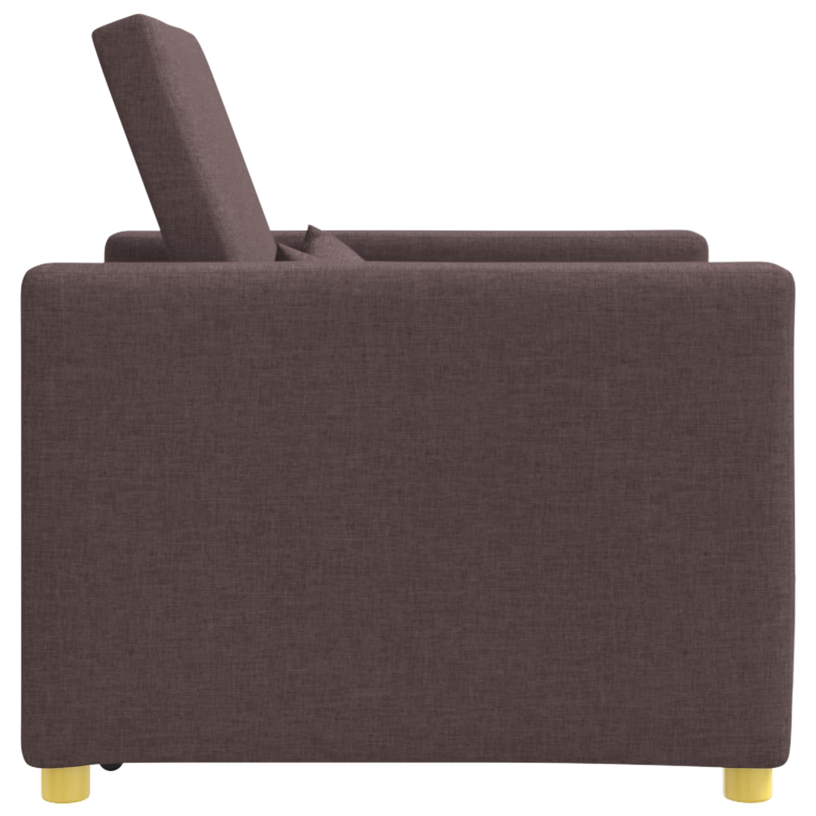 Ausziehbare Schlafcouch Einzel Hellgrau 90 x 165 x 87 cm Stoff