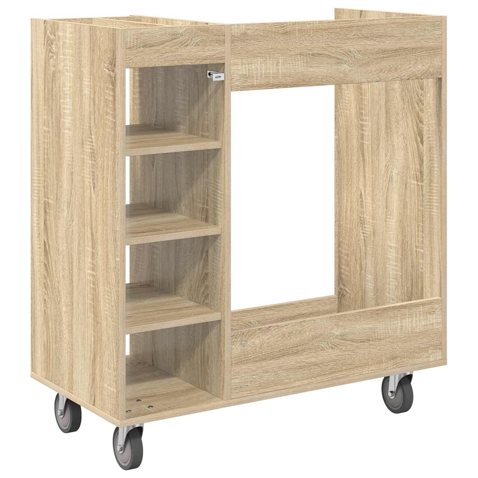Golf Schrank Mit Rad Uni Weiß 65 x 45 x 98 cm