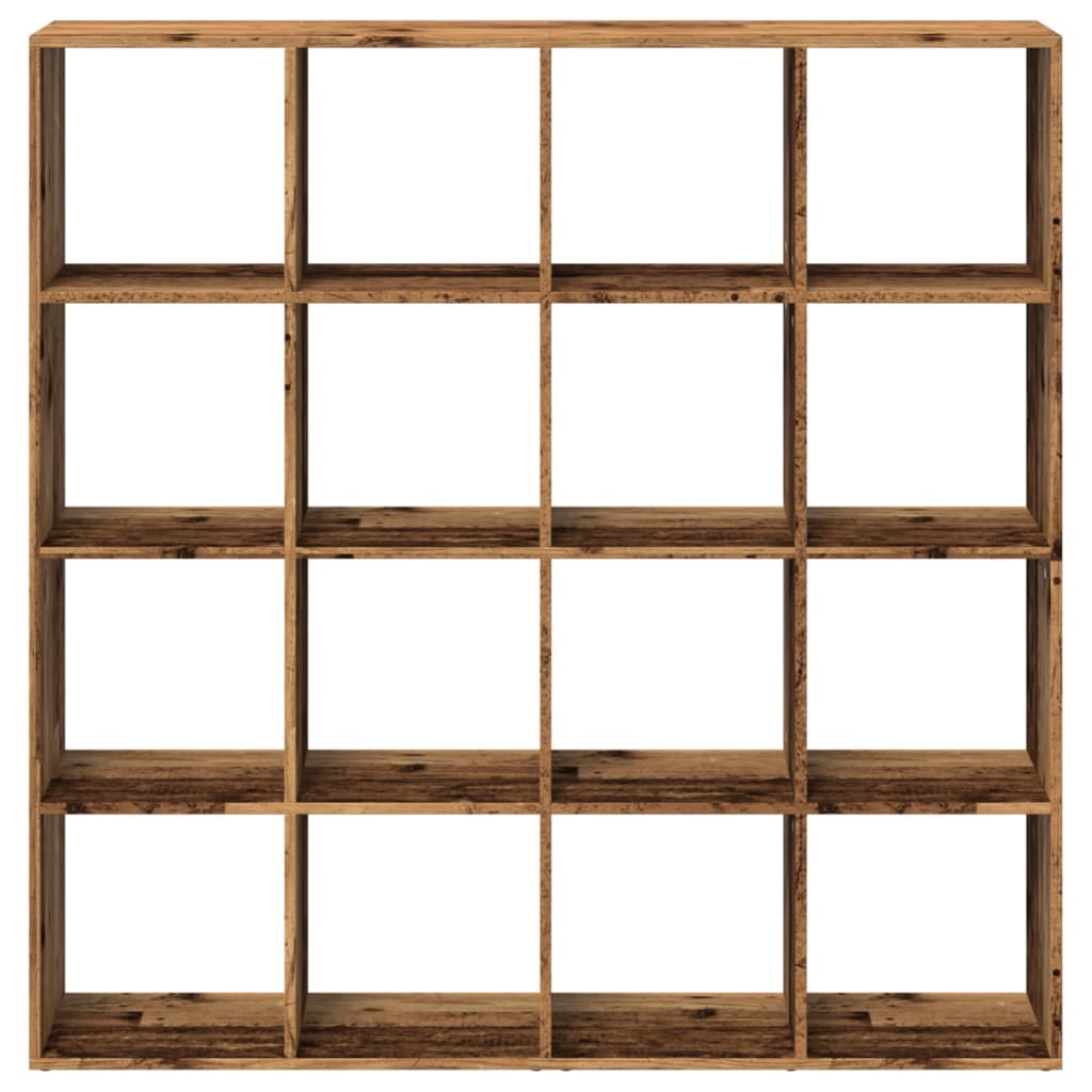 Bücherregal Weiß 137,5x29x137,5 cm Holzwerkstoff