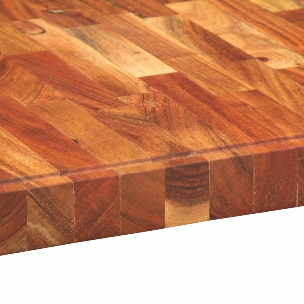 Schneidebrett 42x30x4 cm Massivholz Akazie