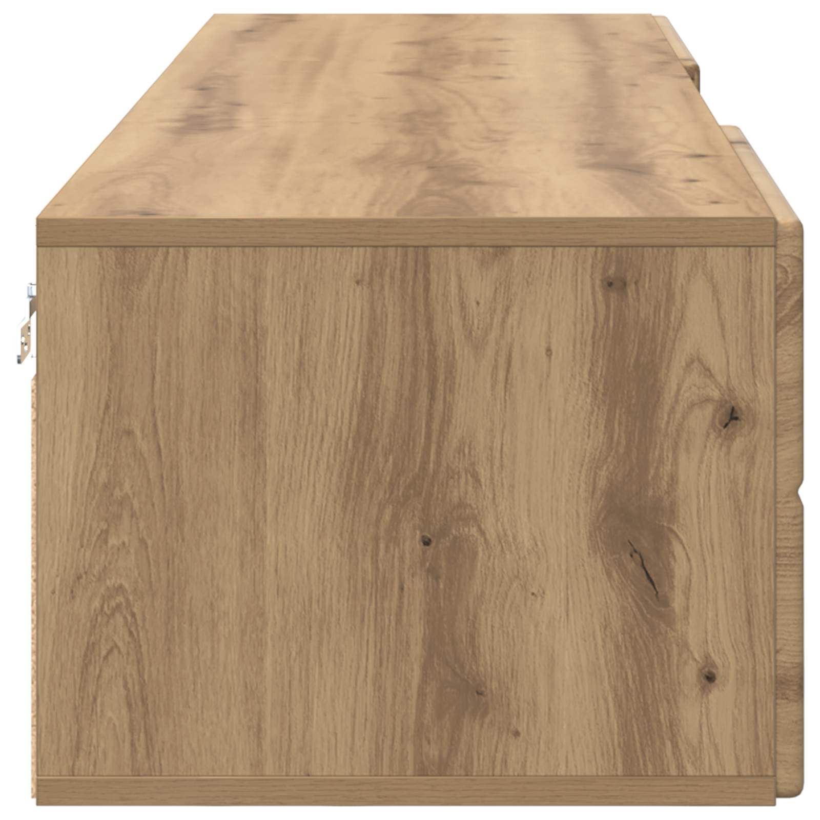 Highboard mit Regal FLORIN Weiß 60 x 35 x 182 cm Holzwerkstoff