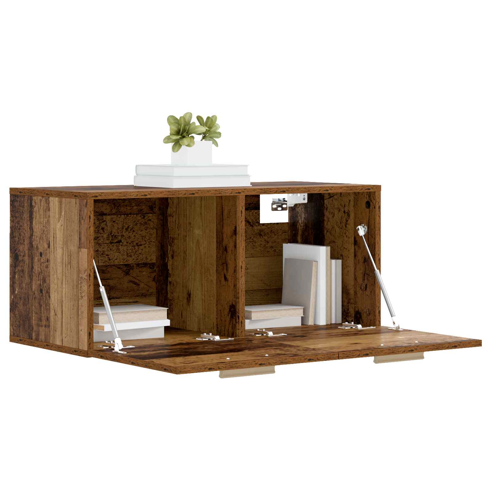 Wandschrank Weiß 80x35x36,5 cm Holzwerkstoff