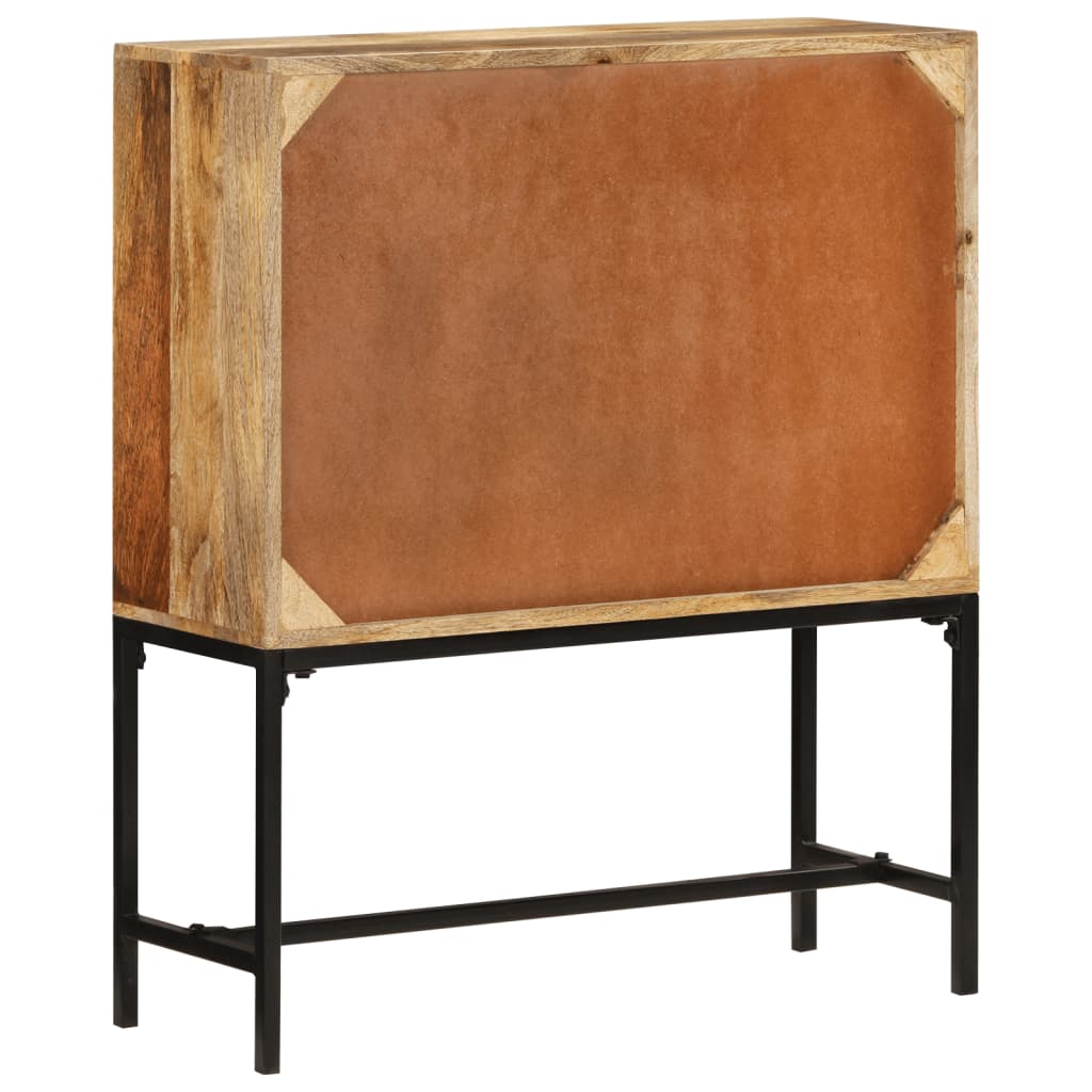 Highboard 80x30x100 cm Massivholz Mango