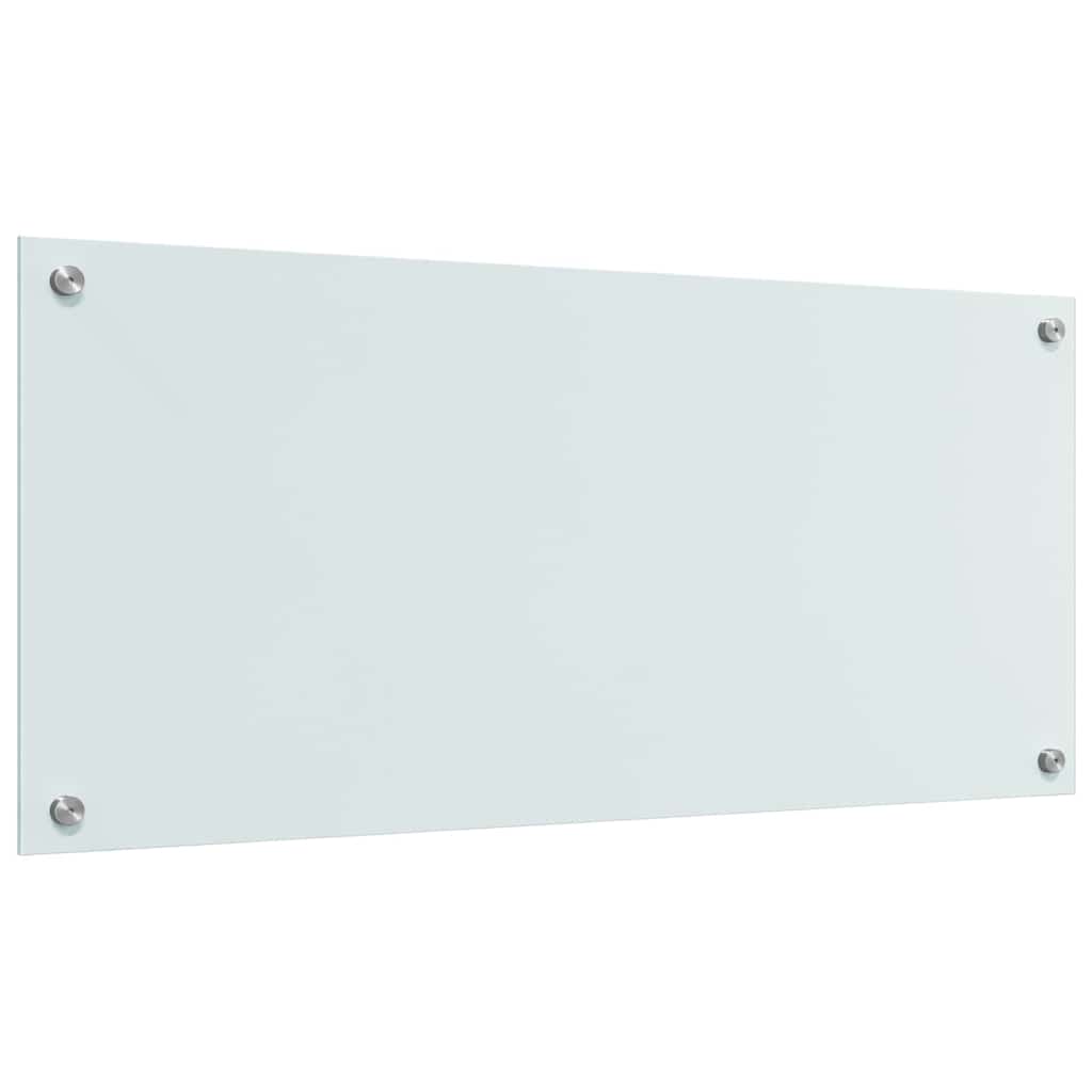 Küchenrückwand 2 pcs Weiß 70 x 40 cm Gehärtetes Glas