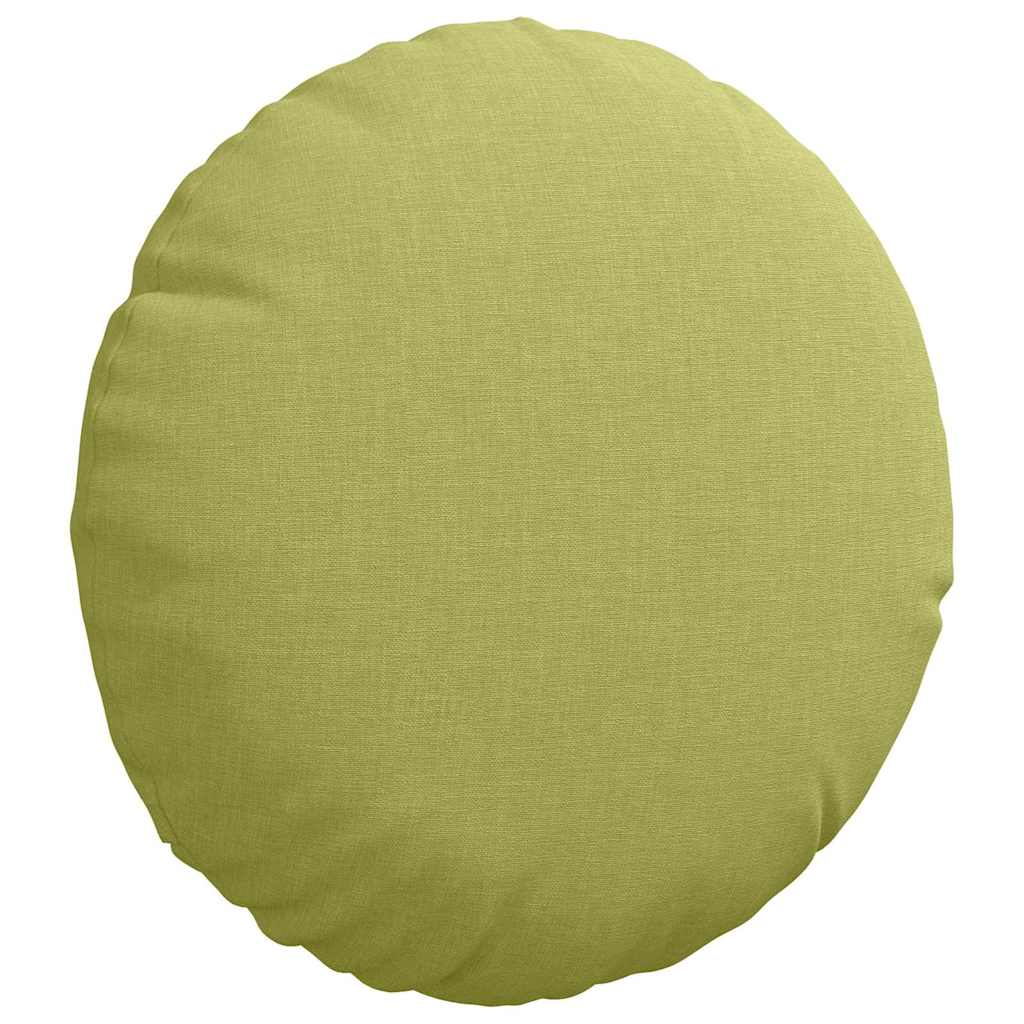 Sitzkissen 2 pcs Hellgrau Ø30 x 13 cm Stoff