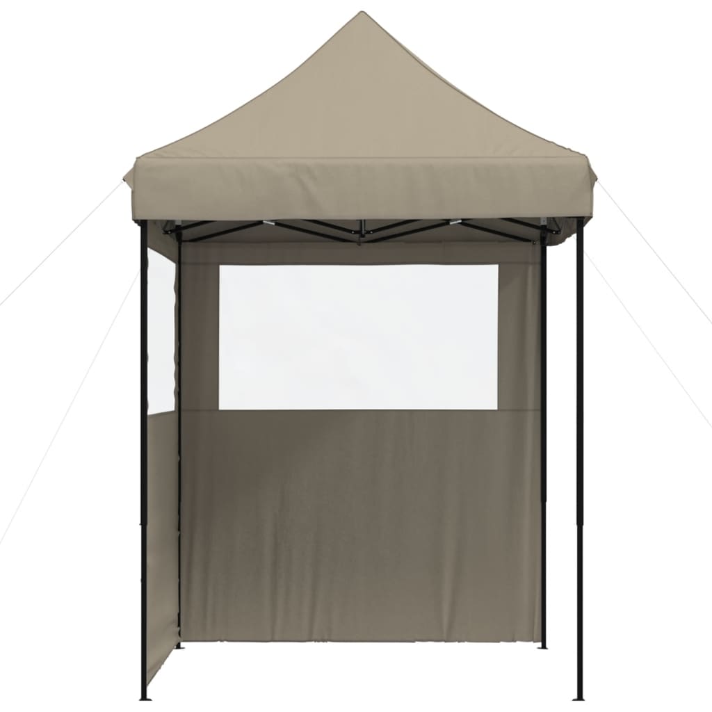 Partyzelt Faltbar Pop-Up Schwarz 200x200x306 cm
